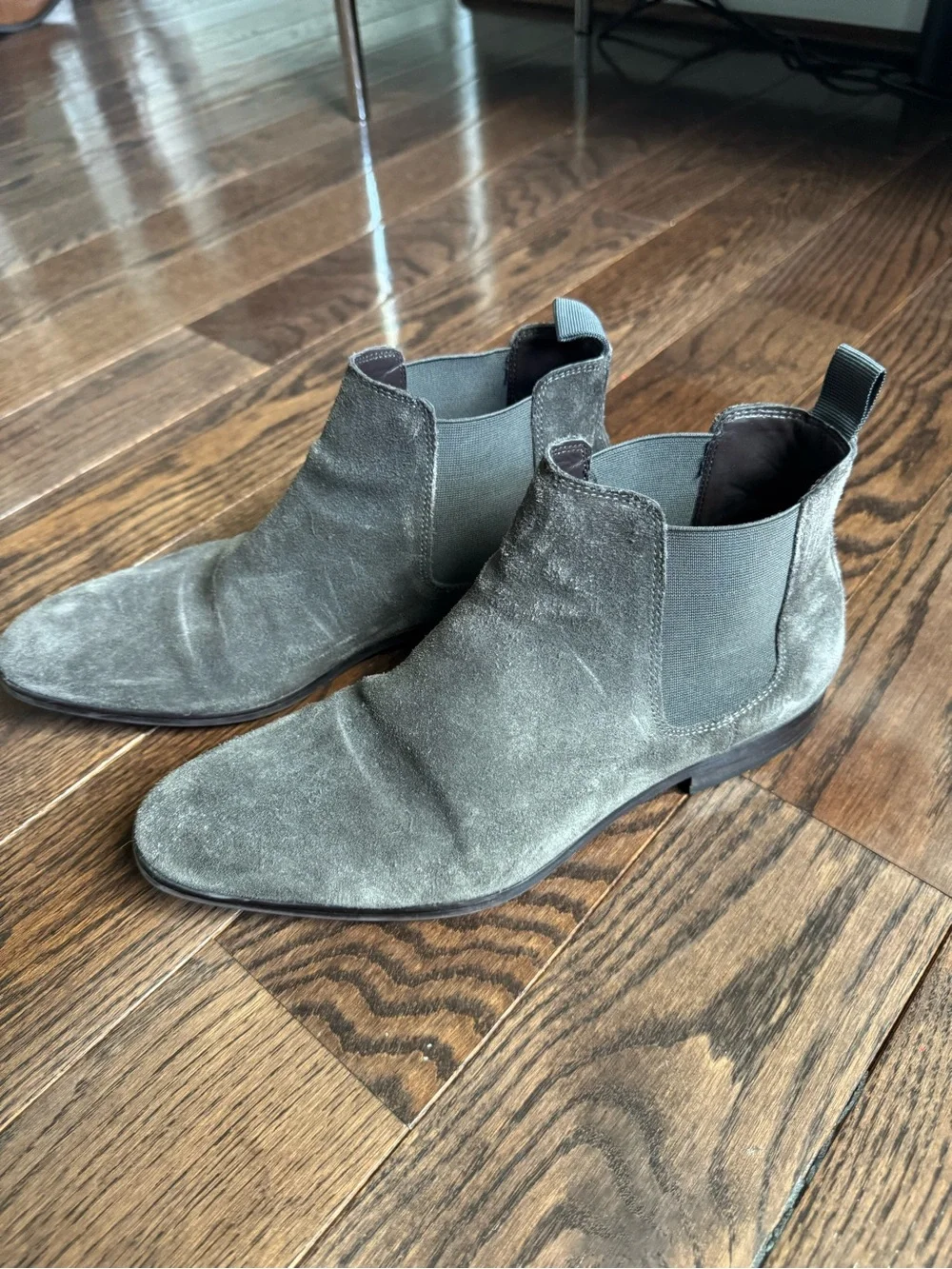 bp Men's Suede Chukka Boots in Dark Teal